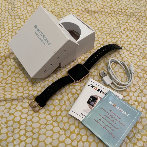 ZKCREATION Wearables Smart Watch Black Poshmark